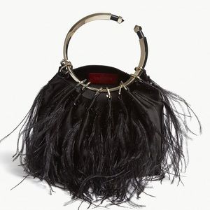 Valentino Ostrich Bag